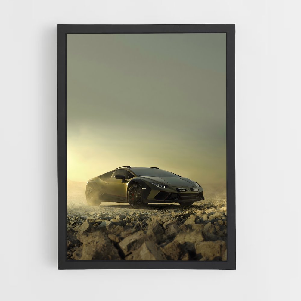 Poster Huracan sterrato – affiche Lamborghini (vue 2)
